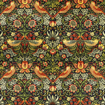 Avery Velvet Ebony - William Morris Inspired Curtains
